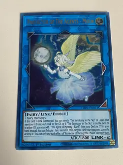 Yugioh Protector of the Agents Moon x 3 - 1st Edition Ultra Rare NM - Free Holo - Image 3