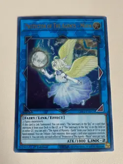 Yugioh Protector of the Agents Moon x 3 - 1st Edition Ultra Rare NM - Free Holo - Image 4