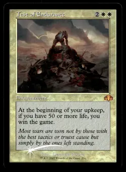 Test of Endurance (Retro Frame) 276 Foil M Dominaria Remastered - Image 1