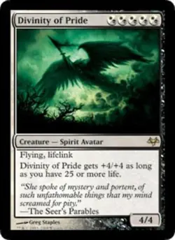 1x Divinity of Pride Heavy Play MTG Magic - Kid Icarus - - Image 1