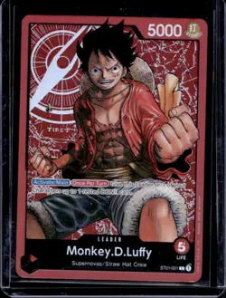 One Piece Monkey.D.Luffy Leader #ST01-001 - Image 1