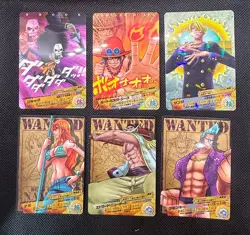 One Piece AR Carddass 02 Nami Wanted Ace Sanji Franky Brook Rare Vintage - Image 1