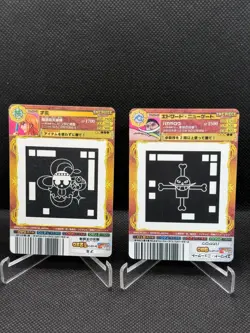 One Piece AR Carddass 02 Nami Wanted Ace Sanji Franky Brook Rare Vintage - Image 3