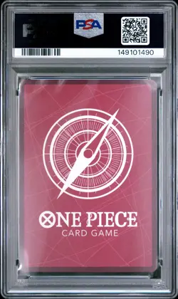 2022 ONE PIECE OP01-ROMANCE DAWN #002 TRAFALGAR LAW PSA 8 - Image 2