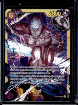 2026 One Piece Adventure on Kami's Island Enel Secret Rare #OP15-118 - Image 1