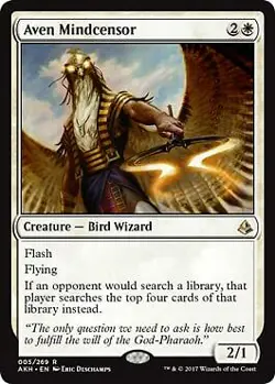 MTG Magic - Aven Mindcensor - Amonkhet - Rare - NM - Image 1