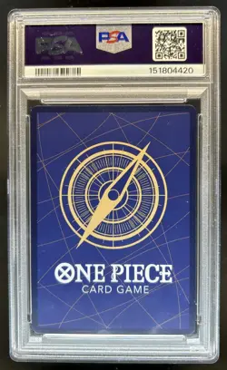 2025 One Piece Nami Super Rare Alt Art Alternative #OP11-054 PSA 10 GEM MINT - Image 2