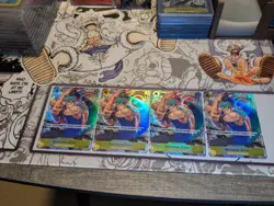 x4 Roronoa Zoro OP15-113 Alternate Art SR Playset NM One Piece TCG Adventure - Image 1