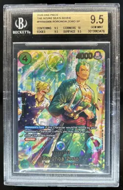 2025 One Piece The Best Vol. 2 Roronoa Zoro Promo #PRB02-006 BGS 9.5 - Image 1
