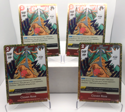 Cloven Rose Playset - OP08-018 x4 - Two Legends - One Piece TCG - English - Image 1