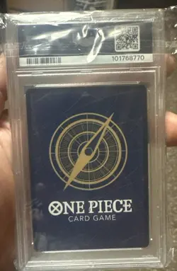 Namco One Piece CCG Promotion Monkey D. Luffy P-001 Promo Foil PSA 10 2023 - Image 2
