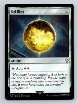 #357 Sol Ring 2025 Final Fantasy Commander ` Uncommon - Image 1