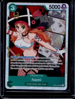 2022 One Piece Paramount War Nami Super Rare #OP02-036 - Image 1