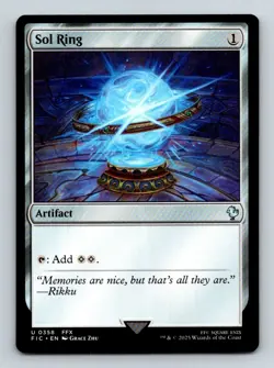 #358 Sol Ring 2025 Final Fantasy Commander * Uncommon - Image 1