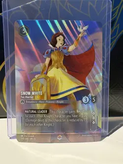 Snow White - Fair-Hearted - Enchanted - Shimmering Skies Disney Lorcana #220/204 - Image 1