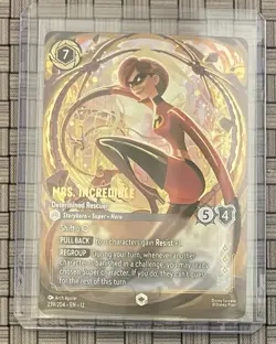 Disney Lorcana Wilds Unknown Mrs. Incredible Determined ENCHANTED 239/204 NM - Image 1