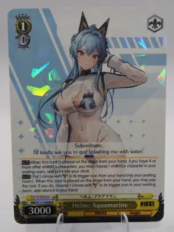 Weiss Schwarz GODDESS OF VICTORY NIKKE-NIK/S117-E008R Helm: Aquamarine - Image 1