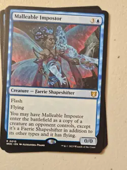 MTG l Malleable Impostor (x4 Playset) | (NM) Wilds of Eldraine Commander - Image 1