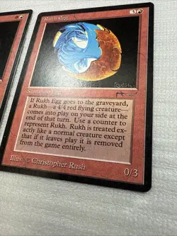 X2 Magic the Gathering Arabian Nights Rukh Egg NM X 2 2 Copies - Image 4