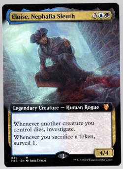 Eloise, Nephalia Sleuth 041 Mythic Extended Art Midnight Hunt MTG Near Mint - Image 1