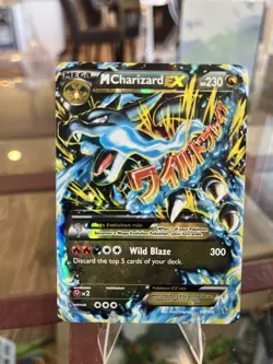 Mega M Charizard EX Flashfire Holo Ultra Rare Card 69/106 XY Pokemon TCG - Image 3