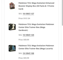 PRESALE - Pokemon Center Mega Evolution ETBs & Enhanced Booster Box - PRESALE - Image 2