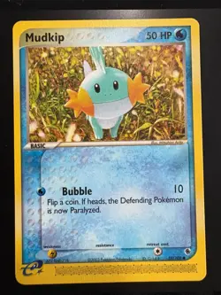 Pokemon TCG Mudkip EX Ruby & Sapphire Non-Holo 59/109 Regular Common NM - Image 1