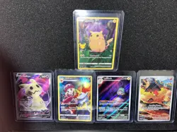Pokemon Full Art Card Lot Of 5 ALL MINT - Image 1