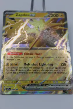 Pokemon TCG S&V: Promos Zapdos EX 049 - Near Mint - Cosmos Holo - Image 2