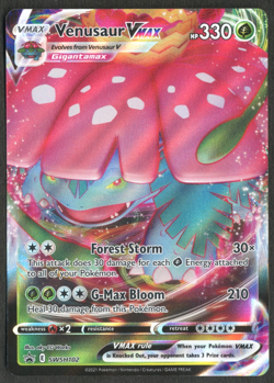 Pokemon TCG: Venusaur VMAX SWSH102 Black Star Promo Card (Standard size) - Image 1