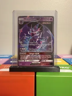 Pokemon TCG - Naganadel GX SM125 Sm Dragon Majesty Promo NM - RARE! - Image 1