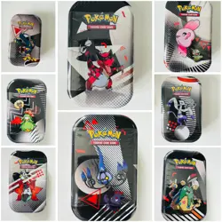 Pokemon Black Bolt & White Flare Mini Tins Sealed (8 Tins full set) Booster Pack - Image 3