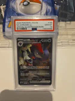 Pokemon TCG N's Zoroark EX 185/159 Sv09: Journey Together PSA 10 Gem Mint - Image 1