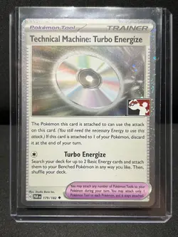 Technical Machine: Turbo Energize 179/182 Holo Promo Pokemon Prize Pack NM - Image 1