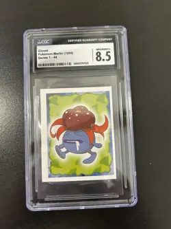1998 Pokemon Merlin Series 1 #44 Gloom Sticker CGC 8.5 NM/MINT+ - Image 1
