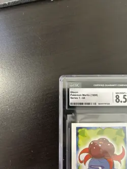 1998 Pokemon Merlin Series 1 #44 Gloom Sticker CGC 8.5 NM/MINT+ - Image 2