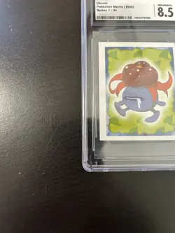 1998 Pokemon Merlin Series 1 #44 Gloom Sticker CGC 8.5 NM/MINT+ - Image 3