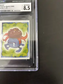 1998 Pokemon Merlin Series 1 #44 Gloom Sticker CGC 8.5 NM/MINT+ - Image 4