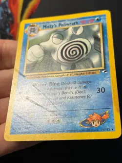 Misty's Poliwrath 31/132 Gym Heroes Rare - Pokemon Card HP - Image 3
