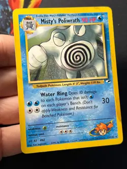 Misty's Poliwrath 31/132 Gym Heroes Rare - Pokemon Card HP - Image 4