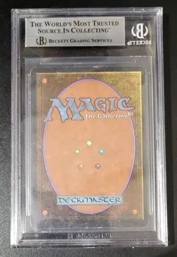Lich Unlimited Magic mtg Beckett Graded BGS 4.5 Vg-Ex+ - Image 2