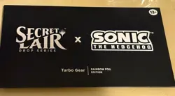 MTG Secret Lair x Sonic: Turbo Gear Rainbow Foil Edition SEALED - Image 1