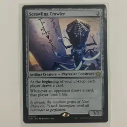 NMT MTG Scrawling Crawler Foundations Regular Colorless Artifact Creature - Image 1