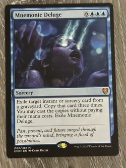 MTG - Mnemonic Deluge NM - CMR 082 Commander Legends - Magic - Image 1