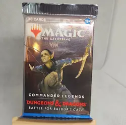 Magic: The Gathering Commander Legends Baldur's Gate Booster Pack 20 Cards Wiza… - Image 1