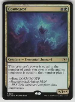 Cosmogoyf Rare Edge of Eternities 215 MTG Near Mint 2025 - Image 1