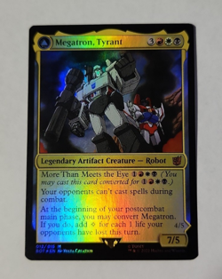 Megatron, Tyrant [Foil] #12- MTG Transformers NM - Image 1