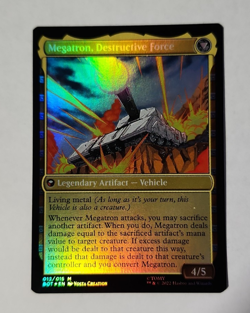Megatron, Tyrant [Foil] #12- MTG Transformers NM - Image 2