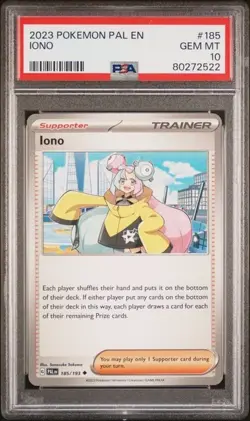 PSA 10 2023 POKEMON PAL EN-PALDEA EVOLVED #185 IONO (2522) - Image 1