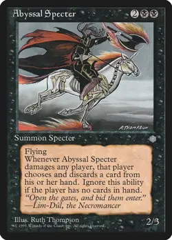 Abyssal Specter Ice Age Uncommon NM Magic: The Gathering Normal - Image 1